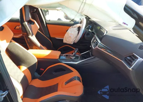 2022 BMW M3 Competition xDrive z USA, uszkodzony, nr VIN WBS43AY05NFM48489